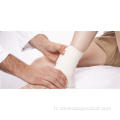 Bandage cohésif flexible blanc